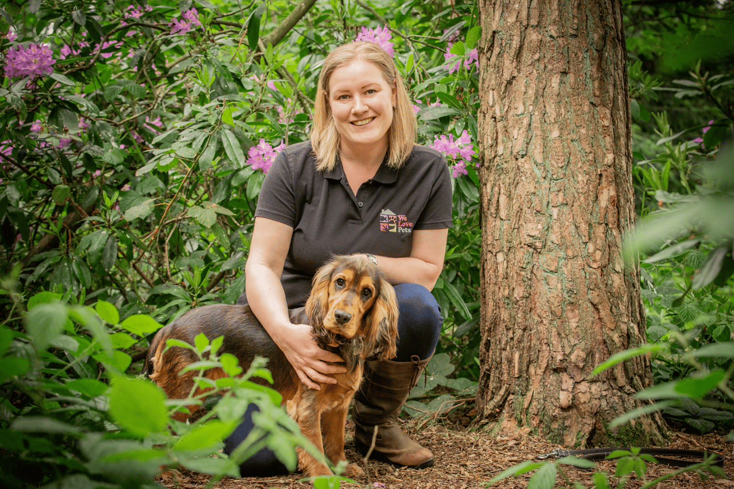 Dog walker and pet sitter in Solihull. Your pet is in safe hands with We Love Pets.
